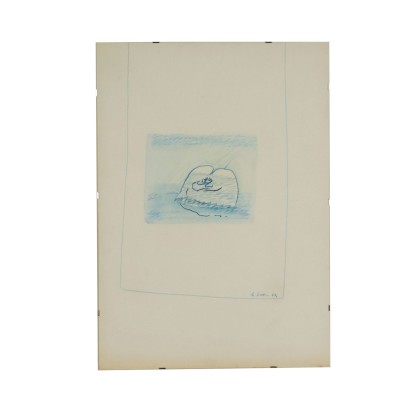 Zeitgenössische kunst-Zeichnung von Ugo La Pietra