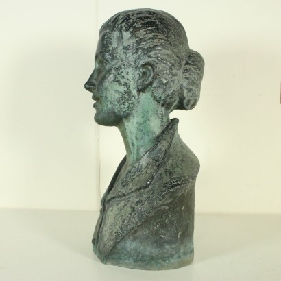 antiquariato, bronzo, antiquariato bronzi, bronzo antico, bronzo antico italiano, bronzo di antiquariato, bronzo neoclassico, bronzo del 900, busto di donna.