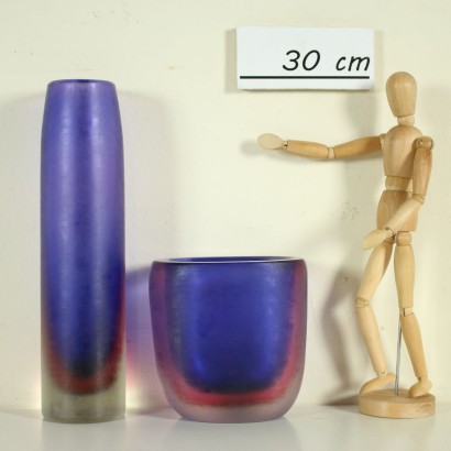 Antiquitäten, Vase, antike Vase, antike Vase, antike italienische Vase, antike Vase, klassizistische Vase, Vase 900, zwei Murano-Vasen.