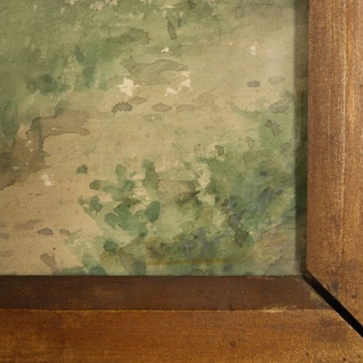 Aquarelle de Charles King Wood-particolare