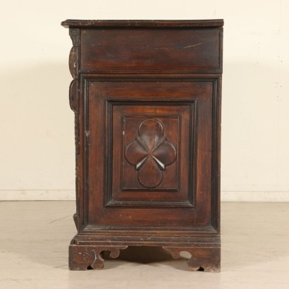 Antique Walnut Dresser Manufactured in Italy Early 1700s