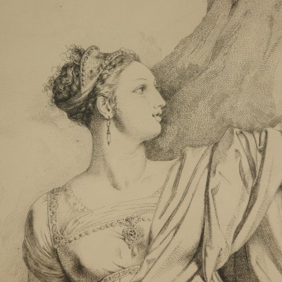 Babylon the Great Etching by Luigi Sabatelli Early 19th Century
