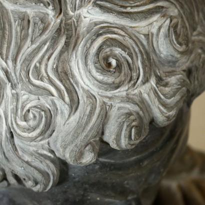 Busto in Marmi Vari - Particolare