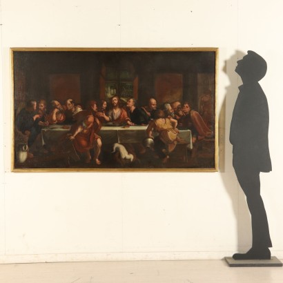The Last Supper Oil on Canvas Late 1600s