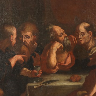 The Last Supper Oil on Canvas Late 1600s
