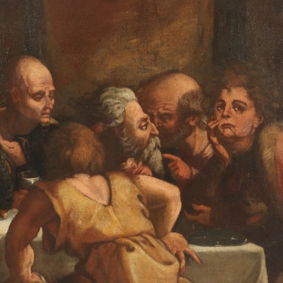 The Last Supper Oil on Canvas Late 1600s
