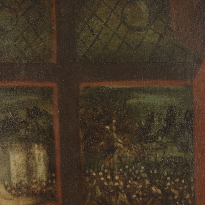 The Last Supper Oil on Canvas Late 1600s