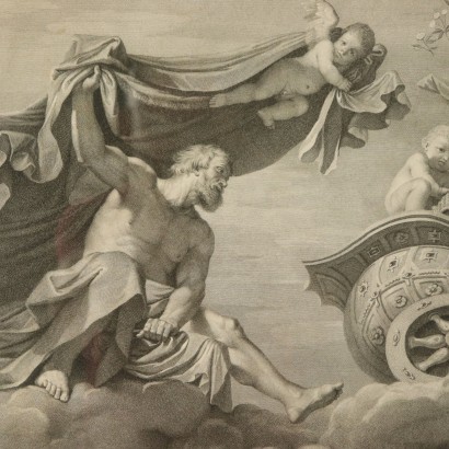 El grabado de Giovanni Volpato - Particular