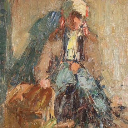 Arte Novecento - Personaggio di Alessandro Lupo - Particolare