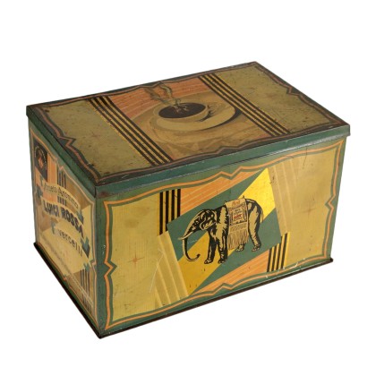 Tin Box by 'Luigi Rossa' Manufactured in Italy 1930s