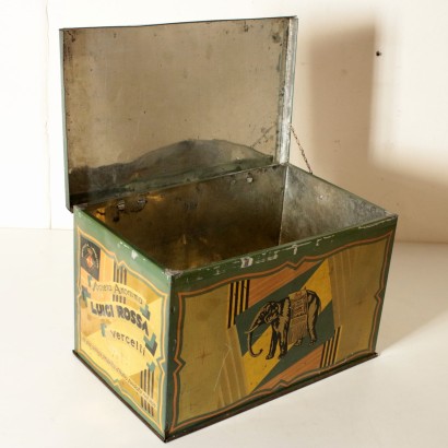 Tin Box by 'Luigi Rossa' Manufactured in Italy 1930s