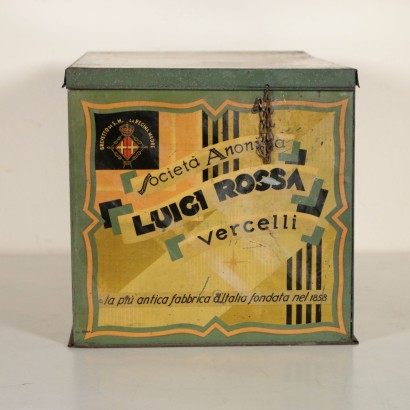 Tin Box by 'Luigi Rossa' Manufactured in Italy 1930s
