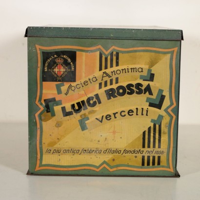 Tin Box by 'Luigi Rossa' Manufactured in Italy 1930s