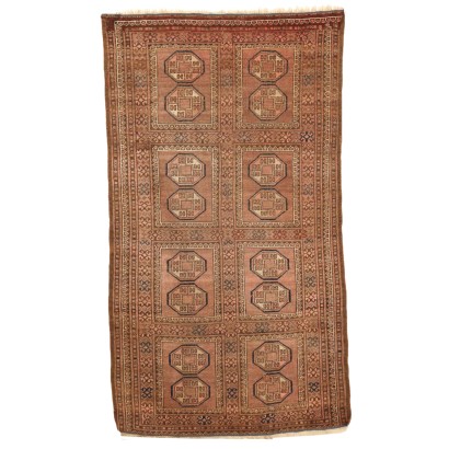 Antique Bukhara Carpet Turkmenistan Wool 1920s-1930s