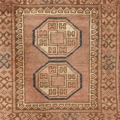 Antique Bukhara Carpet Turkmenistan Wool 1920s-1930s