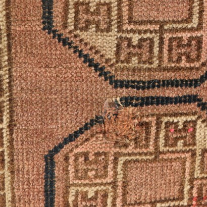 Antique Bukhara Carpet Turkmenistan Wool 1920s-1930s