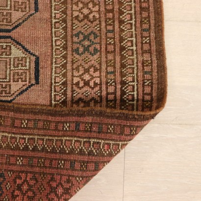Antique Bukhara Carpet Turkmenistan Wool 1920s-1930s