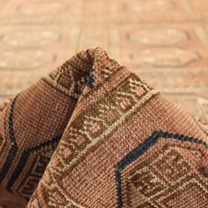 Antique Bukhara Carpet Turkmenistan Wool 1920s-1930s