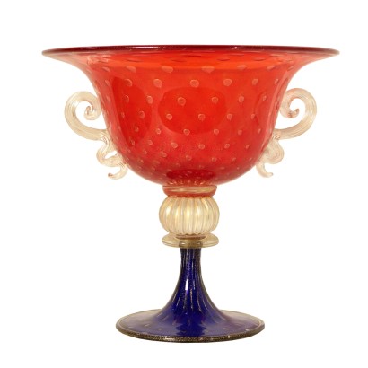 antiques, vase, antique vase, antique vase, antique Italian vase, antique vase, neoclassical vase, vase of the 70's, glass vase, Alberto Donà.