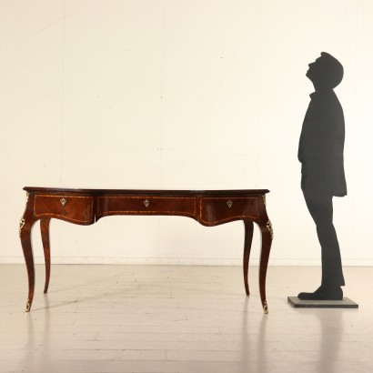 Elegant Bureau Bois de rose Italie Deuxième moitié '900