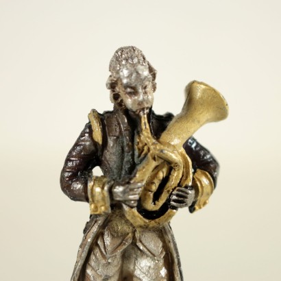 Groupe de six Figures de Musicien Giuseppe Vasari Italie Années 70