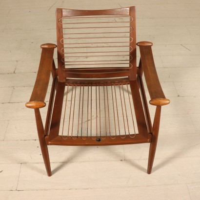 moderne Antiquitäten, moderne Design-Antiquitäten, Sessel, moderner Antiquitäten-Sessel, moderner Antiquitäten-Sessel, italienischer Sessel, Vintage-Sessel, 60er-Sessel, 60er-Design-Sessel, France & Son Produktion, Finn Juhl Sessel.