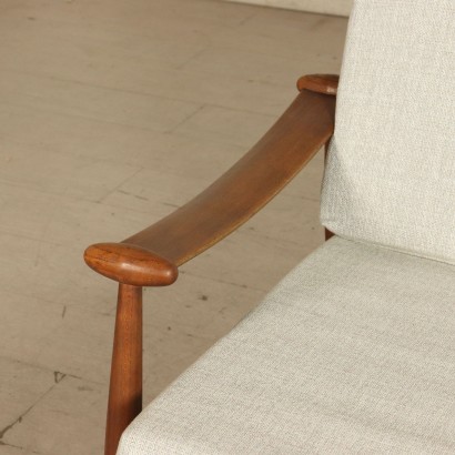 moderne Antiquitäten, moderne Design-Antiquitäten, Sessel, moderner Antiquitäten-Sessel, moderner Antiquitäten-Sessel, italienischer Sessel, Vintage-Sessel, 60er-Sessel, 60er-Design-Sessel, France & Son Produktion, Finn Juhl Sessel.