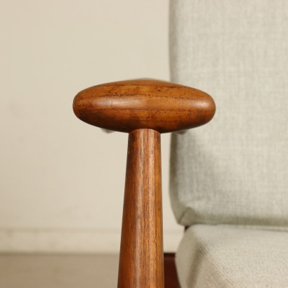 moderne Antiquitäten, moderne Design-Antiquitäten, Sessel, moderner Antiquitäten-Sessel, moderner Antiquitäten-Sessel, italienischer Sessel, Vintage-Sessel, 60er-Sessel, 60er-Design-Sessel, France & Son Produktion, Finn Juhl Sessel.