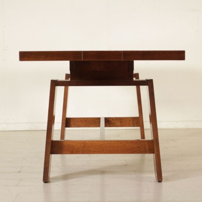 Table Silvio Coppola Noyer Vintage Bernini Italie Années 70