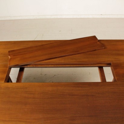 Table Silvio Coppola Noyer Vintage Bernini Italie Années 70
