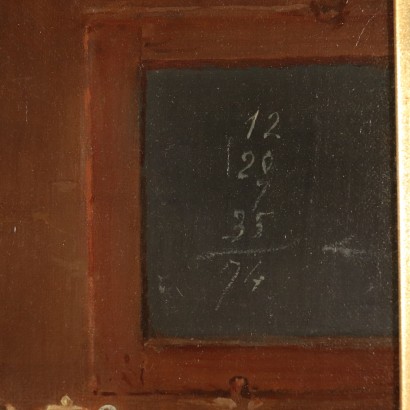 Scène de genre Francesco Bergamini Huile sur Toile XIXeme siècle