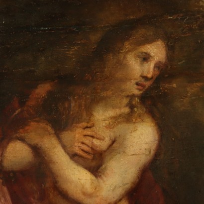Magdalena penitente-detalle