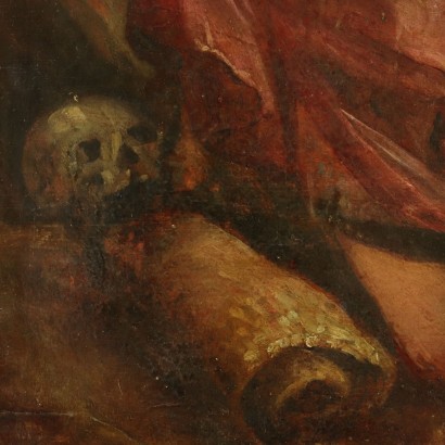 Magdalena penitente-detalle