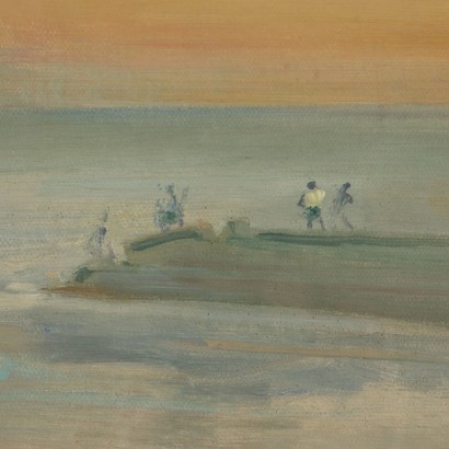 Paesaggio di Aldo Carpi-particolare