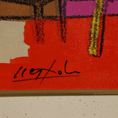 Dipinto di Ugo Nespolo