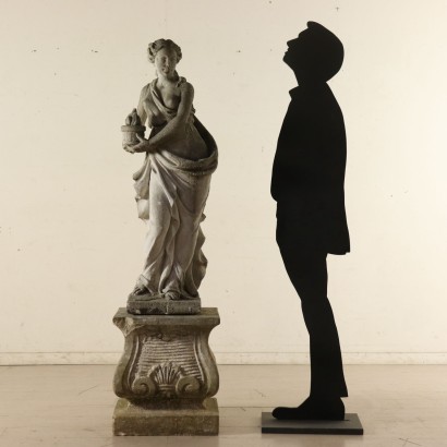 Antiquitäten, Statuen, antike Statuen, antike Statuen, antike italienische Statuen, antike Statue, neoklassische Statue, Statue aus dem 19. Jahrhundert