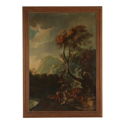 Grande Paesaggio con Scena di Caccia