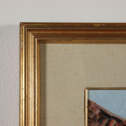 Paesaggio di Giovanni Da Busnago (Colombo)-particolare