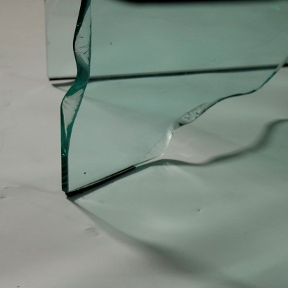 Shell Coffee Table by Danny Lane Crystal Vintage Italy 1980s