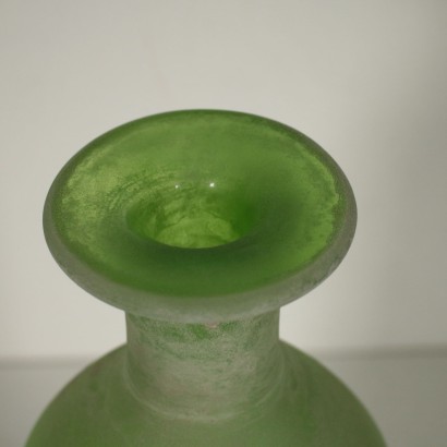 Three Glass Vases by Gino Cenedese Murano Italy 1960s-1970s