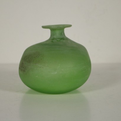 Three Glass Vases by Gino Cenedese Murano Italy 1960s-1970s