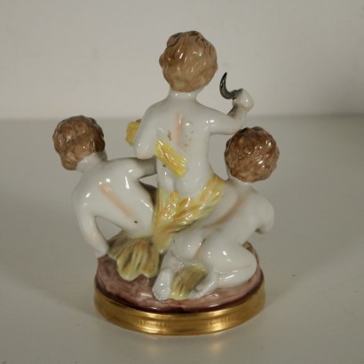 Sculpture Porcelaine Capodimonte Fabriqué en Italie Premier 900