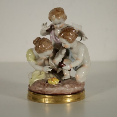 Sculpture Porcelaine Capodimonte Fabriqué en Italie Premier 900