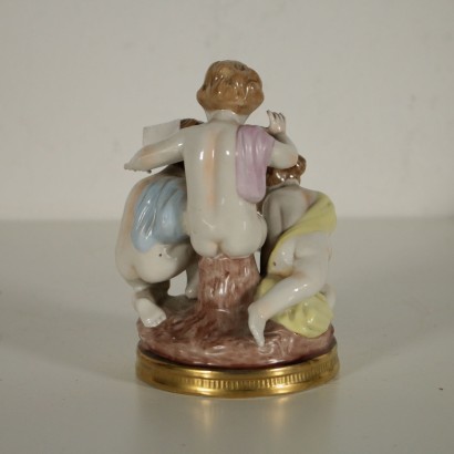 Sculpture Porcelaine Capodimonte Fabriqué en Italie Premier 900
