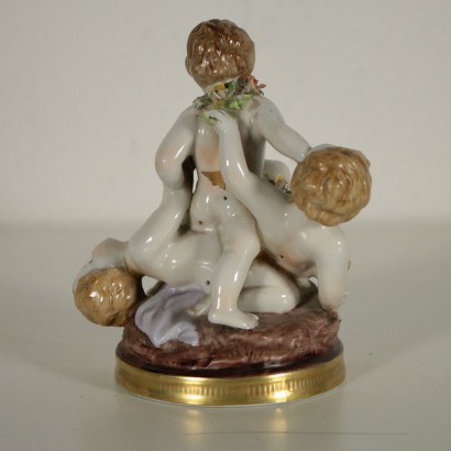 Sculpture Porcelaine Capodimonte Fabriqué en Italie Premier 900