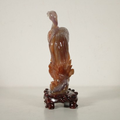 Agate Sculpture Depicting a Crane China First Quarter of 1900s