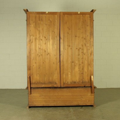 Antiquitäten, Bücherregal, antike Bücherregale, antikes Bücherregal, antikes italienisches Bücherregal, antikes Bücherregal, neoklassizistisches Bücherregal, Bücherregal aus dem 20. Jahrhundert, zweitüriges Bücherregal.