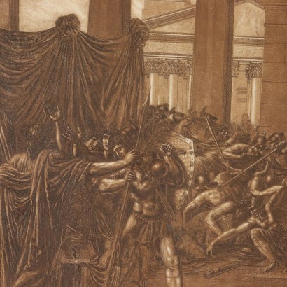 Pair of Aquatints by Luigi Ademollo Episodes of the Punic Wars 1797