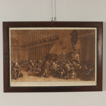 Pair of Aquatints by Luigi Ademollo Episodes of the Punic Wars 1797