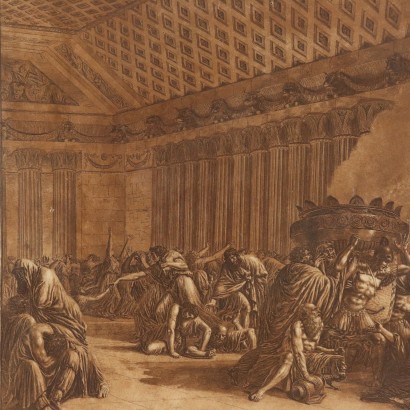 Pair of Aquatints by Luigi Ademollo Episodes of the Punic Wars 1797